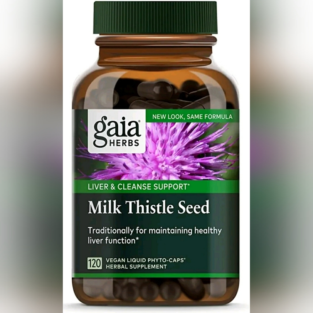 Gaia Herbs Milk Thistle Seed Liver Cleanser 120